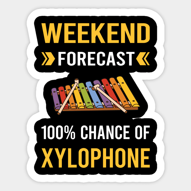 Weekend Forecast Xylophone Sticker by Bourguignon Aror